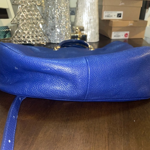 ❤️SOLD❤️ Marc by Marc jacobs Blue pebbled leather hobo style handbag Crossbody - Picture 11 of 12